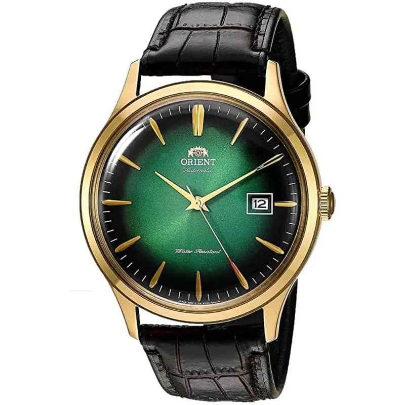 Orient Fac08002f0 Green Dial Brown Leather Men's Watch 1