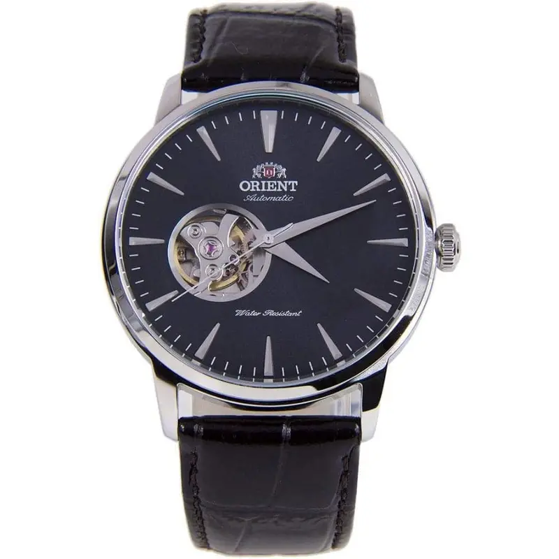 Orient Fag02004b0 Black Leather Men's Watch 1