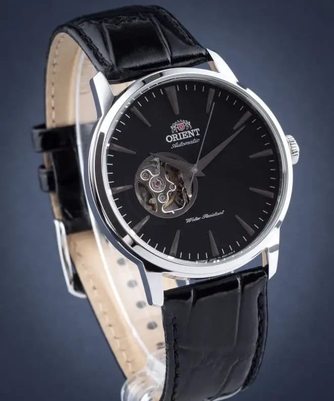 Orient Fag02004b0 Black Leather Men's Watch 2