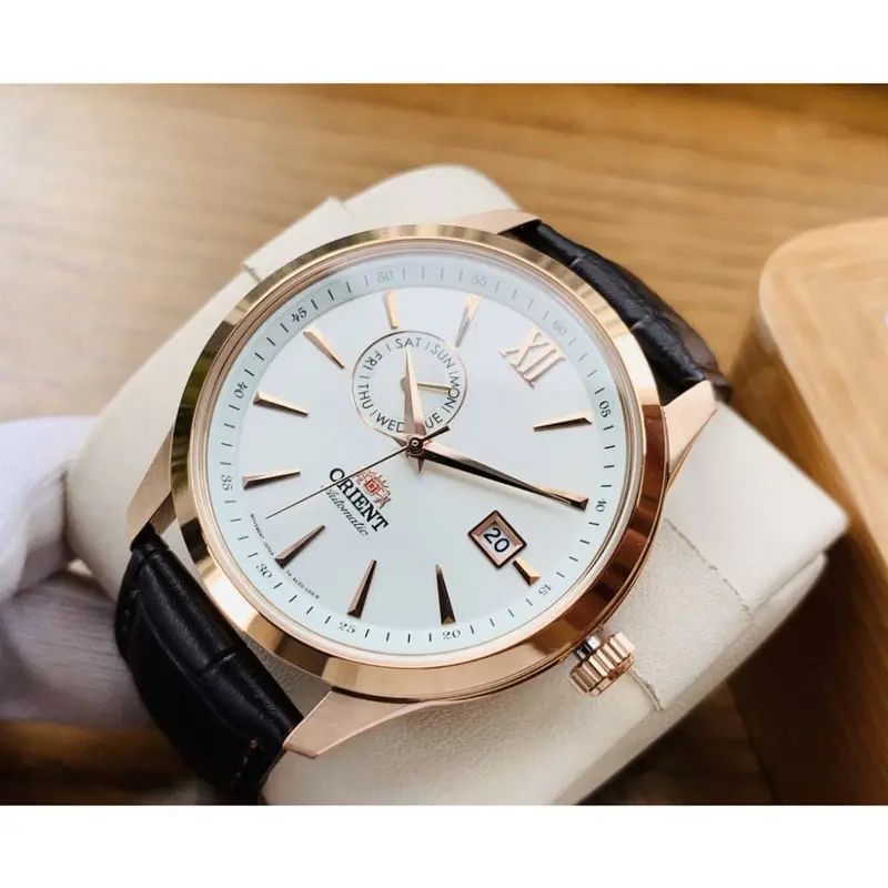 Orient Fal00004w0 Brown Leather Men's Watch 2