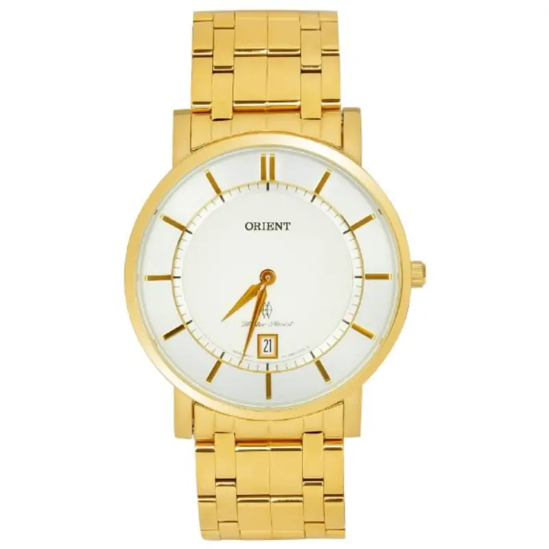 Orient Fgw01001w0 Gold Stainless Steel Unisex Watch 1