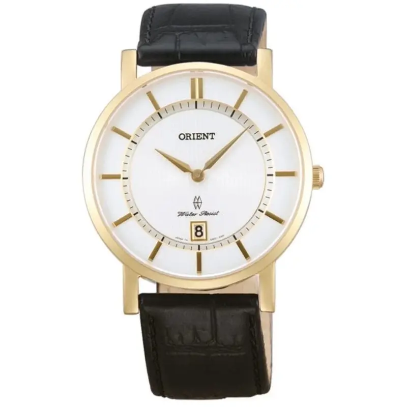 Orient Fgw01002w0 Black Leather Men Watch 1