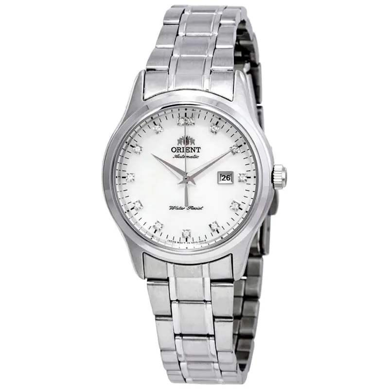 Orient Fnr1q004w0 White Dial With Silver Stainless Steel Men's Watch 1