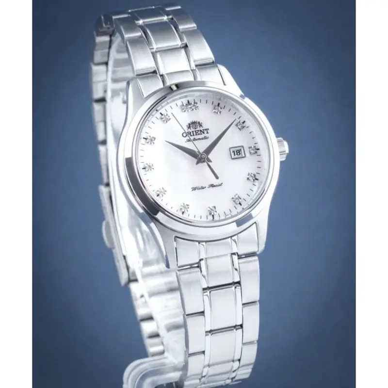 Orient Fnr1q004w0 White Dial With Silver Stainless Steel Men's Watch 2