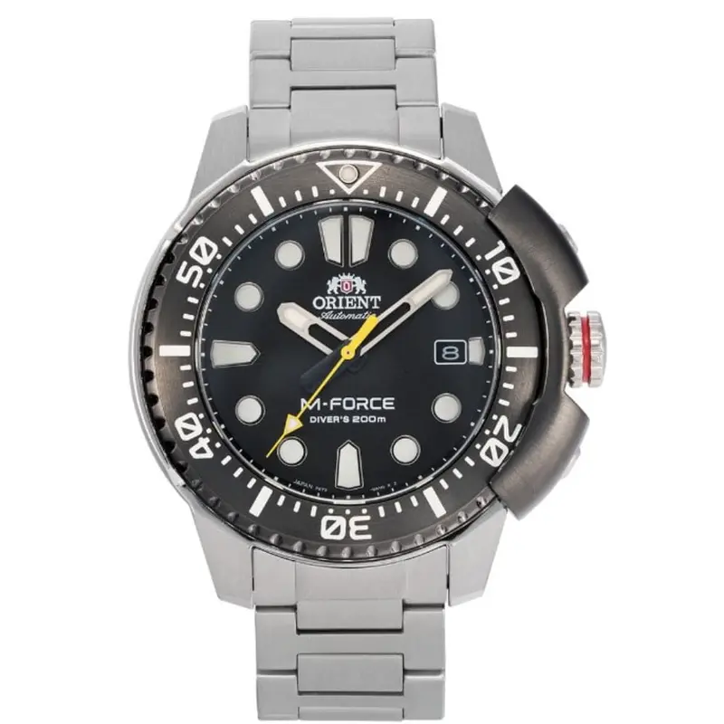 Orient M-Force Ra-Ac0l01b00b Stainless Steel Men's Watch 1
