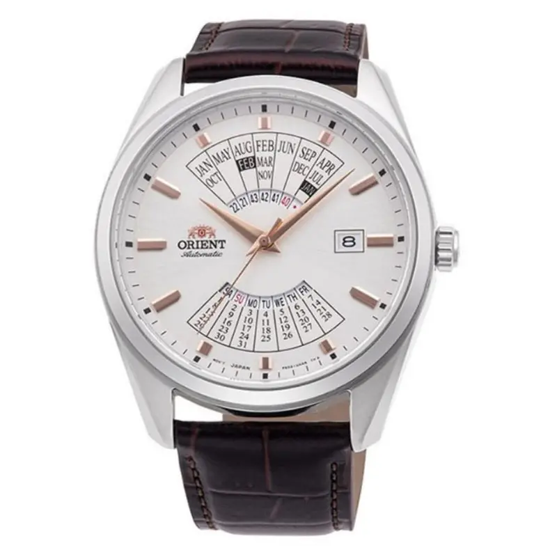 Orient Mechanical Ra-Ba0005s00c Brown Leather Men Watch 1