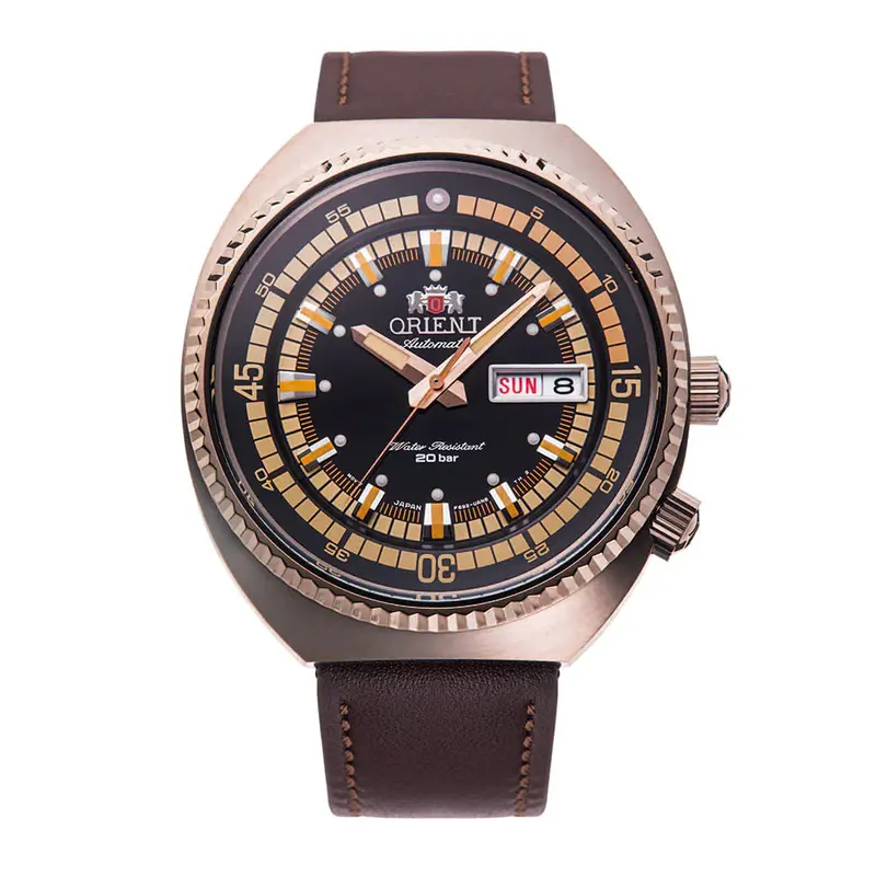 Orient Neo Classic Brown Leather Strap Men Watch Ra-Aa0e06b19b 1