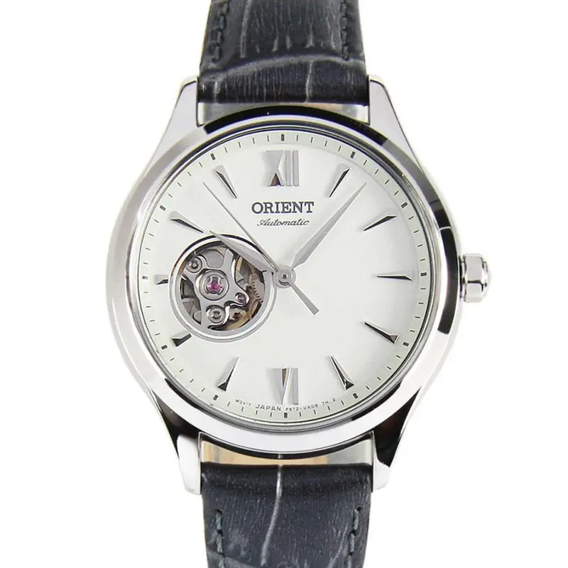 Orient Open Heart Ra-Ag0025s00c Black Leather Men Watch 1