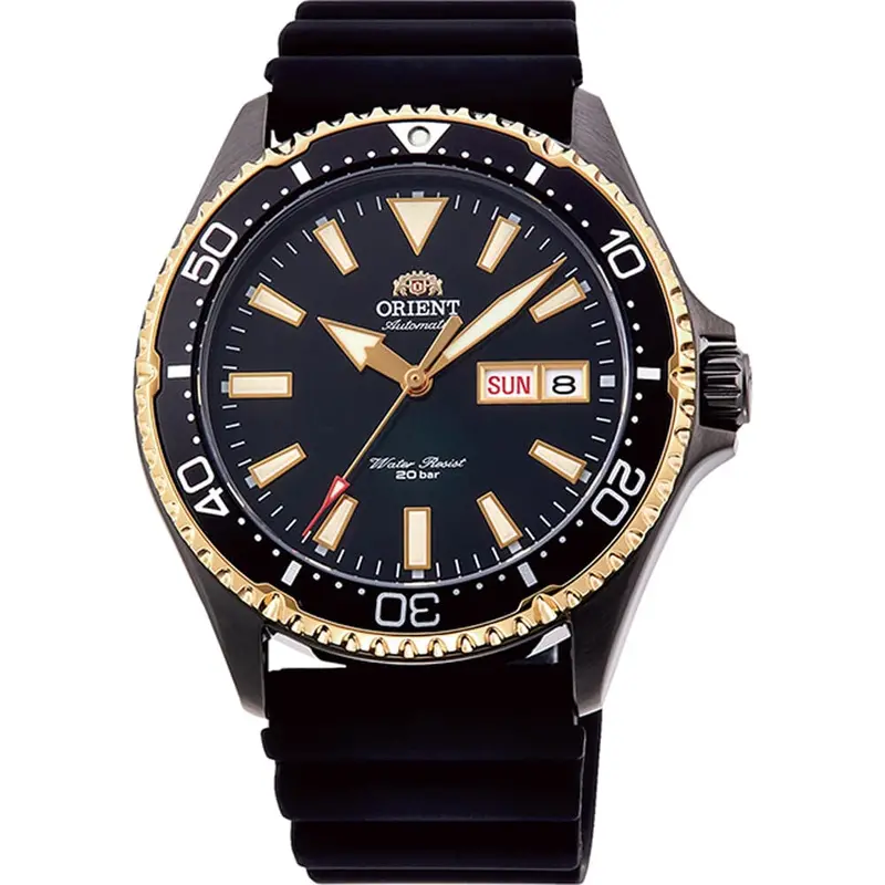 Orient Ra-Aa0005b19b Black Rubber Strap Men Watch 1