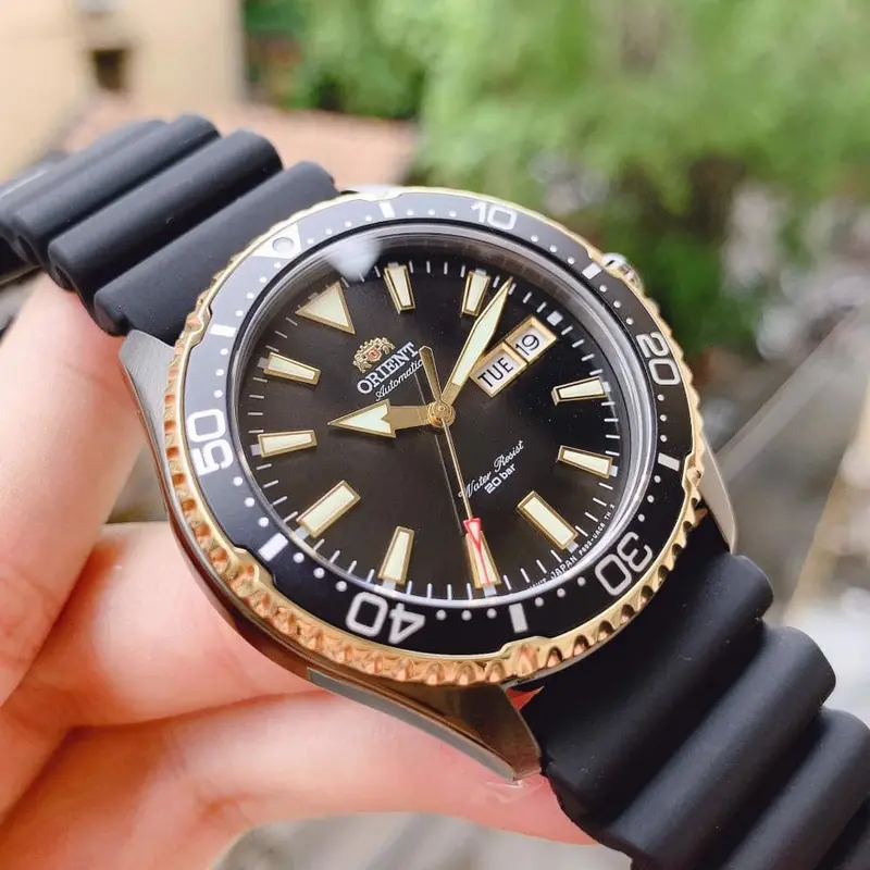 Orient Ra-Aa0005b19b Black Rubber Strap Men Watch 2