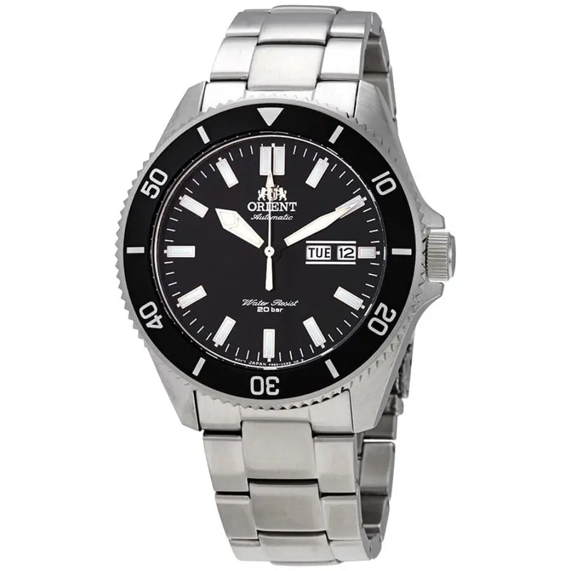 Orient Ra-Aa0008b19b Black Dial Stainless Steel Men's Watch 1