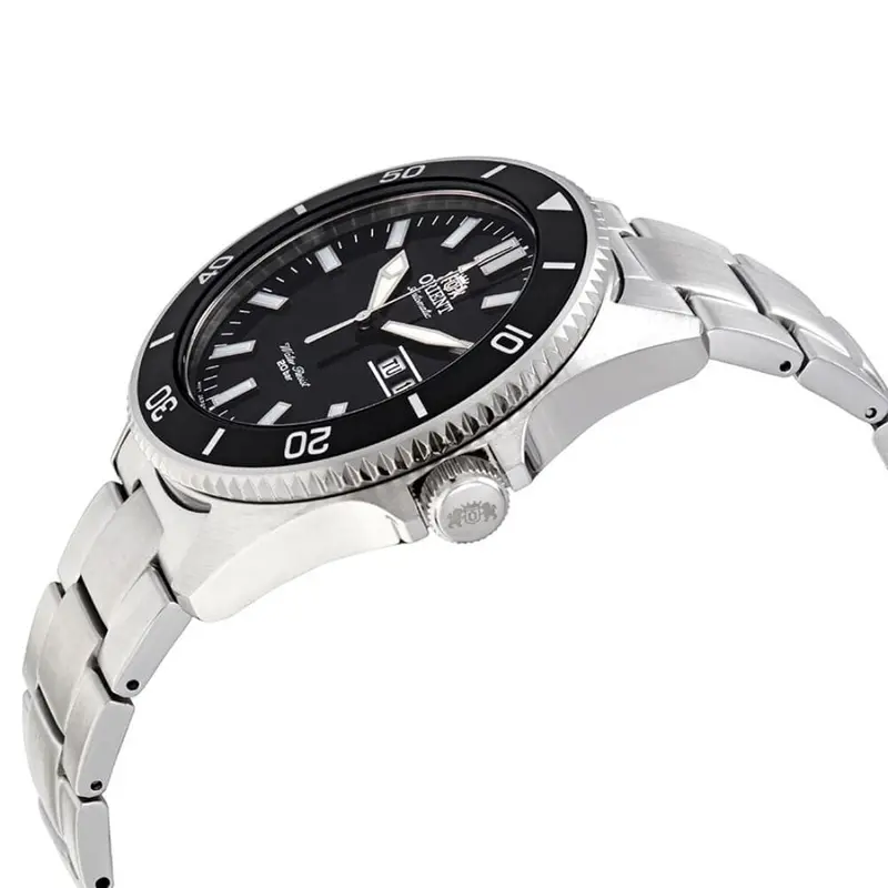 Orient Ra-Aa0008b19b Black Dial Stainless Steel Men's Watch 2