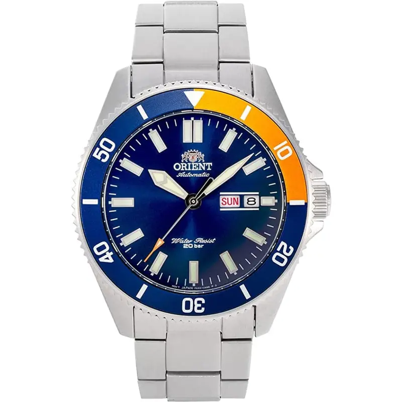 Orient Ra-Aa0913l19b Blue Dial Stainless Steel Men Watch 1