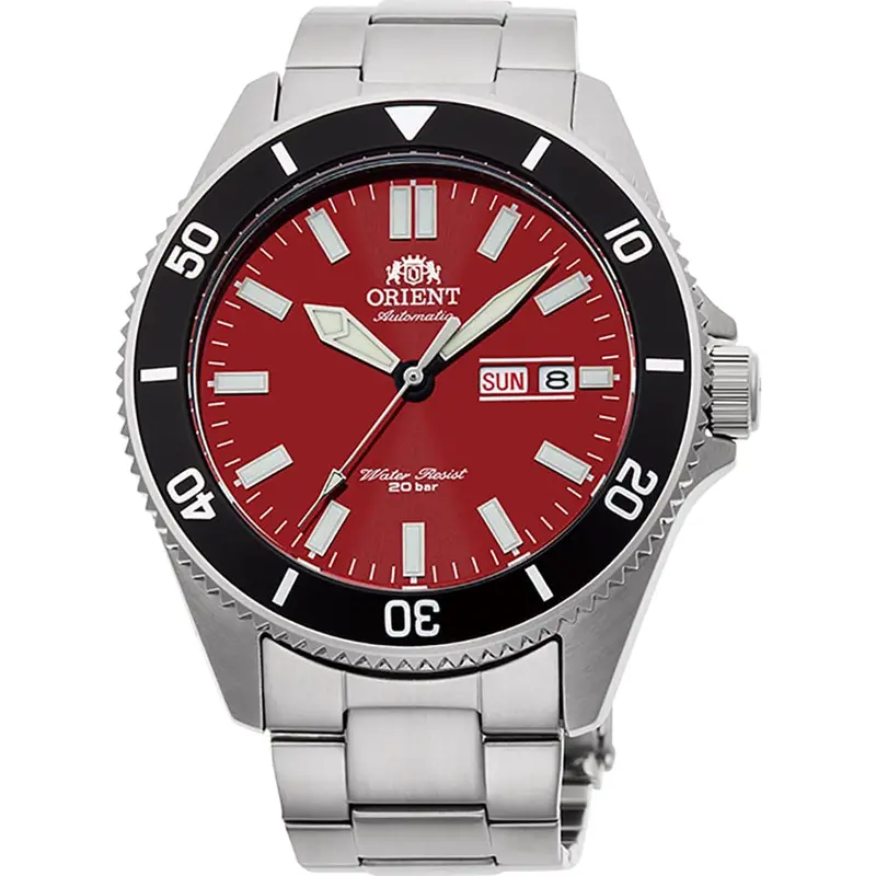 Orient Ra-Aa0915r19b Red Dial Stainless Steel Men Watch 1