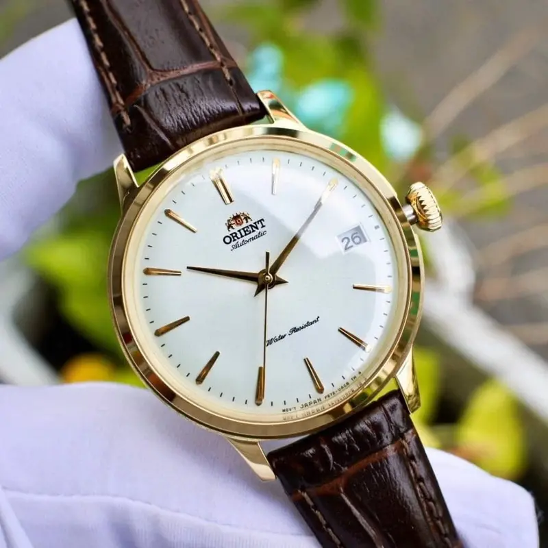 Orient Ra-Ac0011s00c Brown Leather Men Watch 2