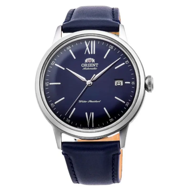 Orient Ra-Ac0021l10b Blue Leather Men Watch 1