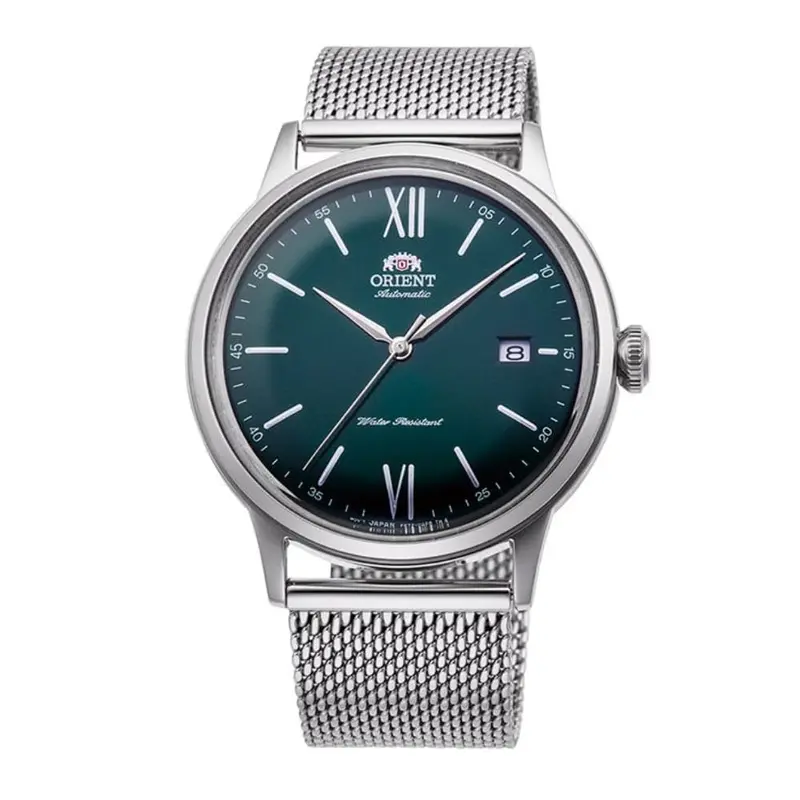 Orient Ra-Ac0e06e10b Stainless Steel Mesh Strap Men Watch 1