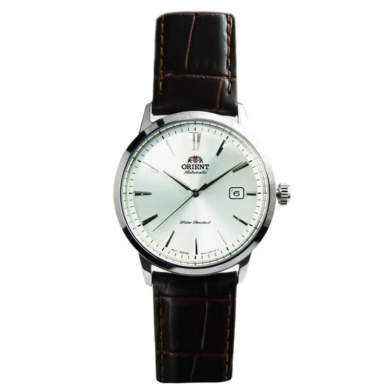 Orient Ra-Ac0f07s10b Brown Leather Men's Watch 1