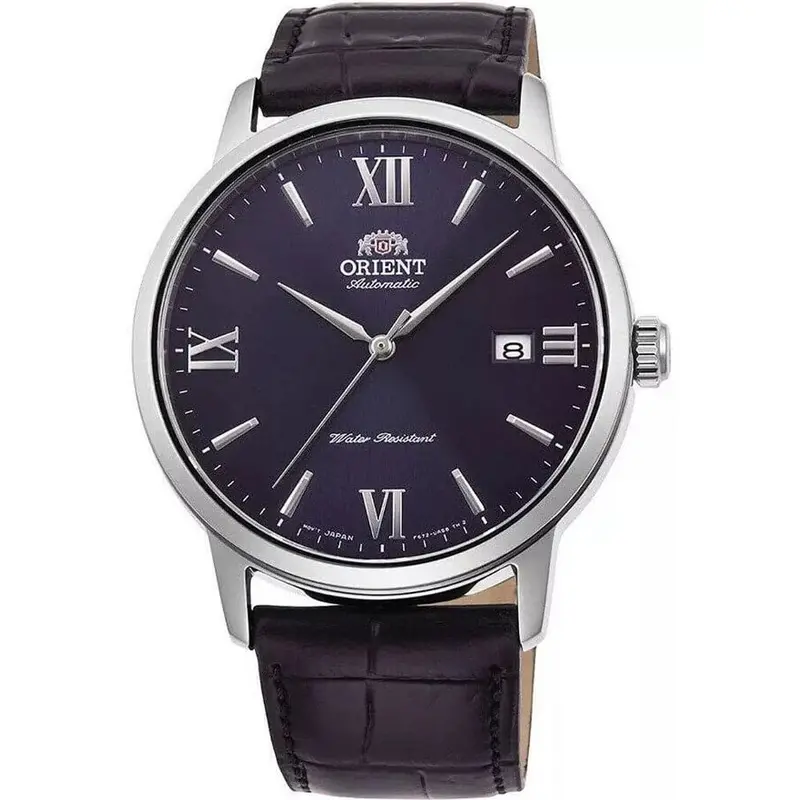 Orient Ra-Ac0f11l10b Blue Leather Men Watch 1
