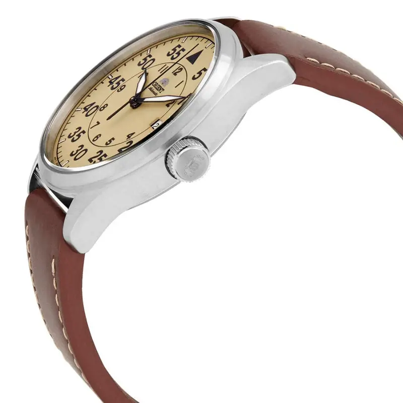 Orient Ra-Ac0h04y10b Brown Leather Men's Watch 2