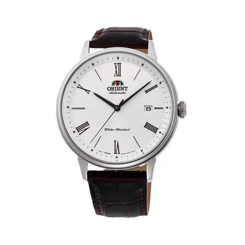 Orient Ra-Ac0j06s10b Brown Leather Men's Watch 1