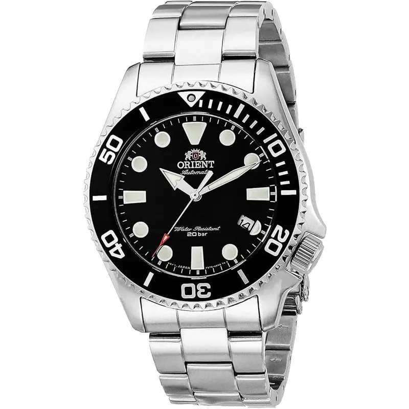 Orient Ra-Ac0k01b10b Black Dial Stainless Steel Men's Watch 1