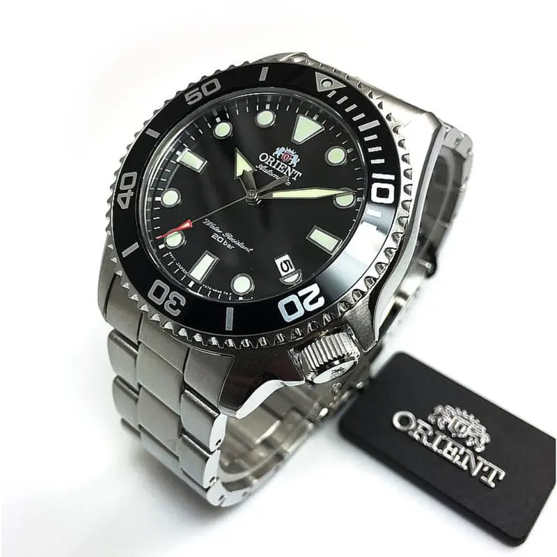 Orient Ra-Ac0k01b10b Black Dial Stainless Steel Men's Watch 2