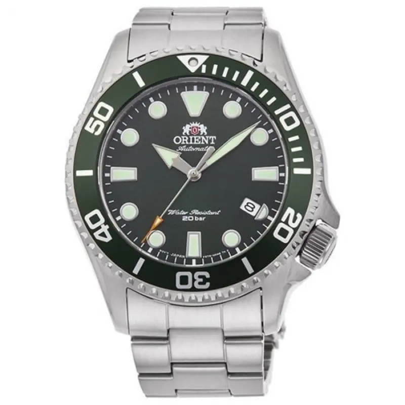 Orient Ra-Ac0k02e00c Green Dial Stainless Steel Men Watch 1