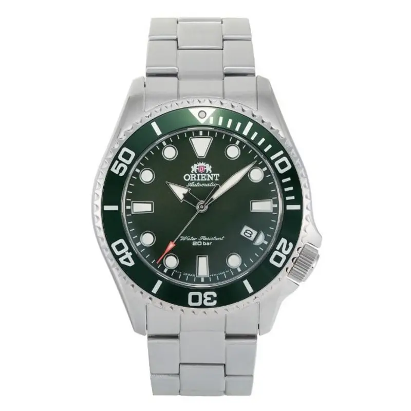 Orient Ra-Ac0k02e10b Green Dial Stainless Steel Men's Watch 1
