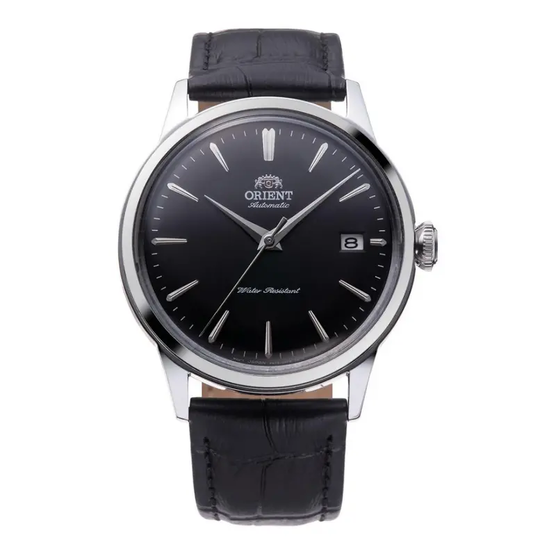Orient Ra-Ac0m02b10b Black Leather Men Watch 1