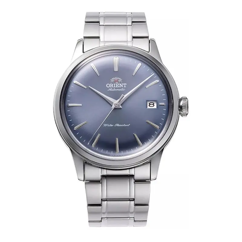 Orient Ra-Ac0m10l30b Bambino Blue Dial Steel Watch 1