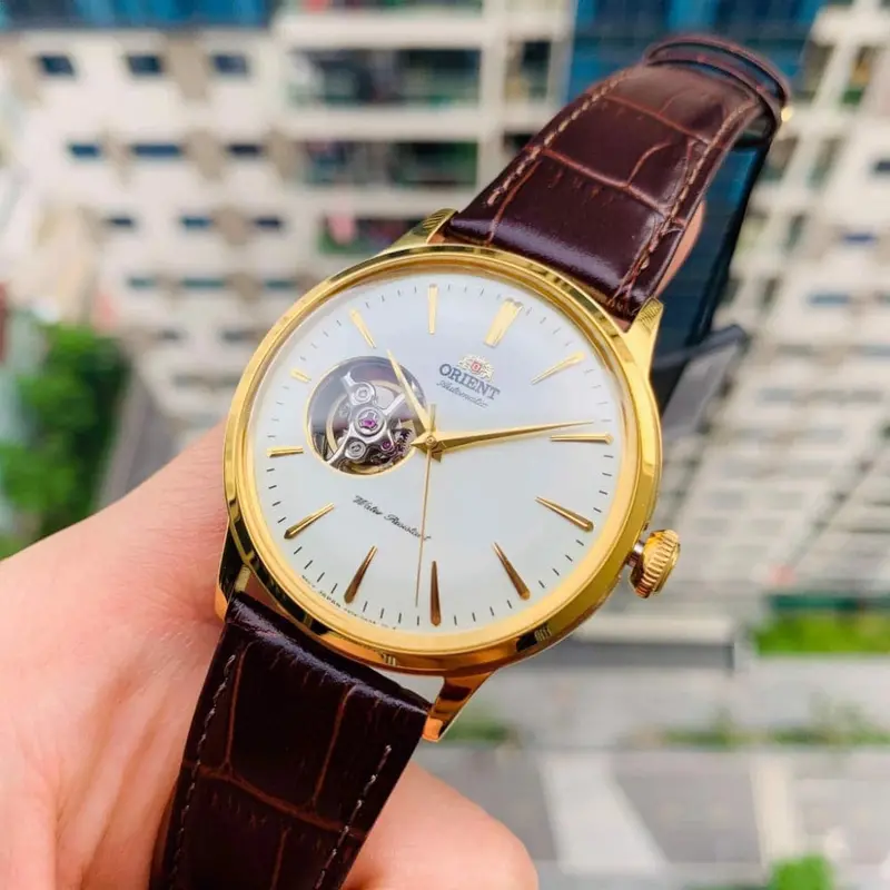 Orient Ra-Ag0003s00c Brown Leather Men Watch 2