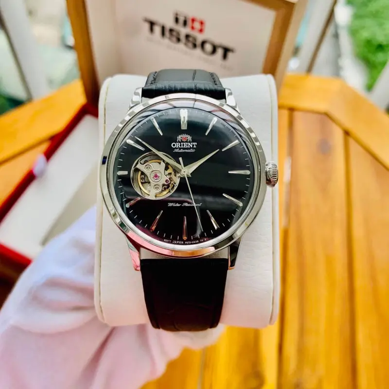 Orient Ra-Ag0004b10b Black Leather Men's Watch 2