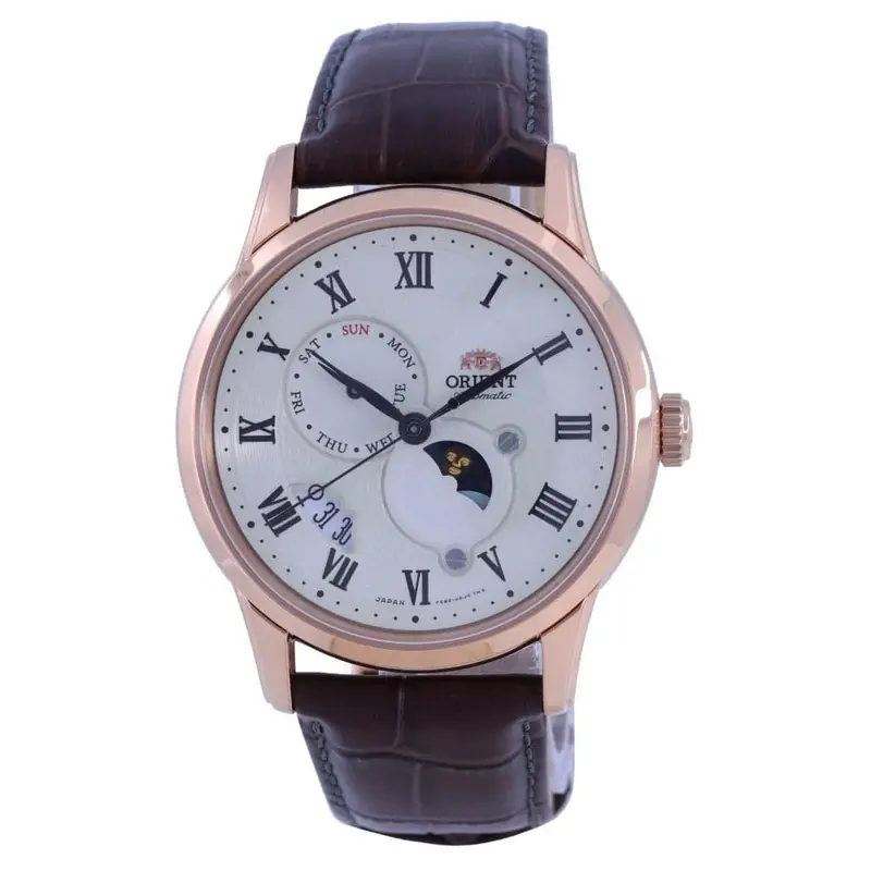 Orient Ra-Ak0007s00c Brown Leather Men Watch 1