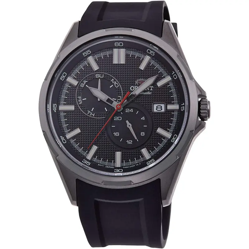 Orient Ra-Ak0605b00c Black Silicone Strap Men's Watch 1