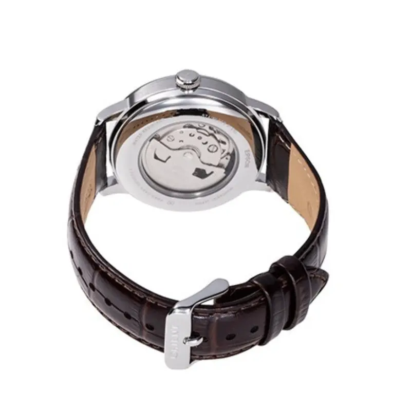Orient Ra-Ak0804y30b Bambino Sun & Moon Brown Leather Watch 2