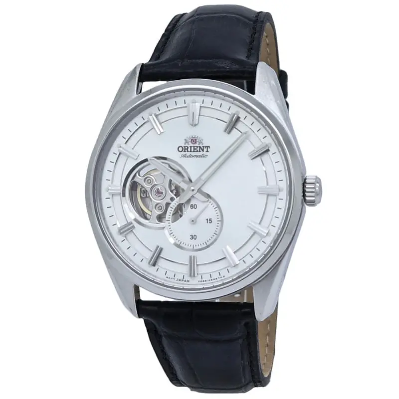 Orient Ra-Ar0004s10b Black Leather Men's Watch 1