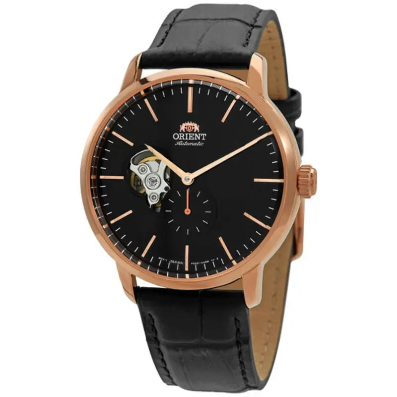 Orient Ra-Ar0103b10b Black Leather Men's Watch 1