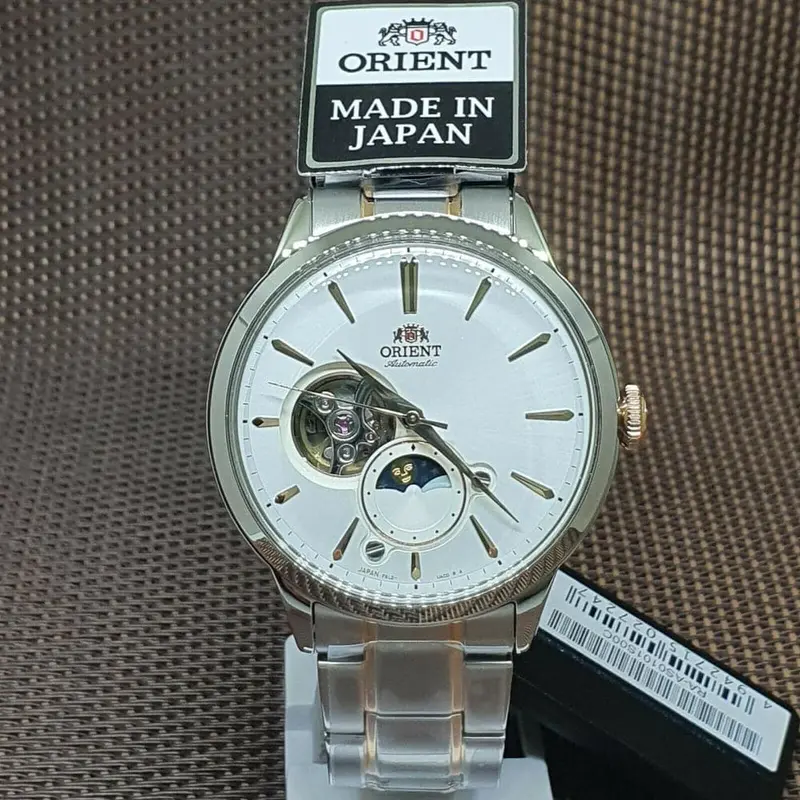 Orient Ra-As0101s00c Sun & Moon Stainless Steel Men's Watch 1