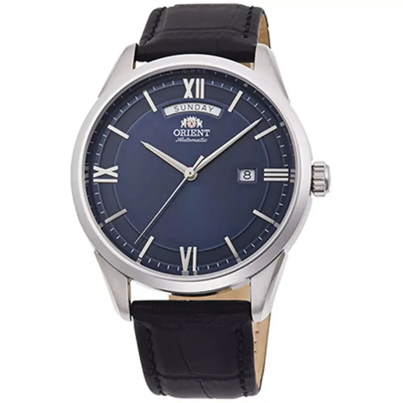Orient Ra-Ax0007l0hb Black Leather Men's Watch 1