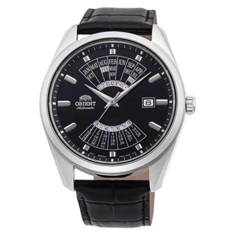Orient Ra-Ba0006b00c Black Leather Men Watch 1