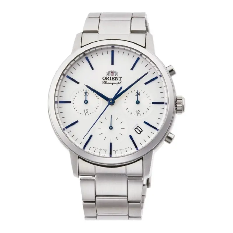 Orient Ra-Kv0302s10b White Dial Stainless Steel Men's Watch 1