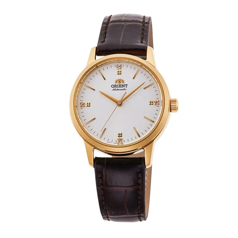 Orient Ra-Nb0104s10b Brown Leather Women's Watch 1