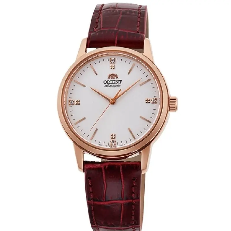 Orient Ra-Nb0105s10b Red Leather Women's Watch 1