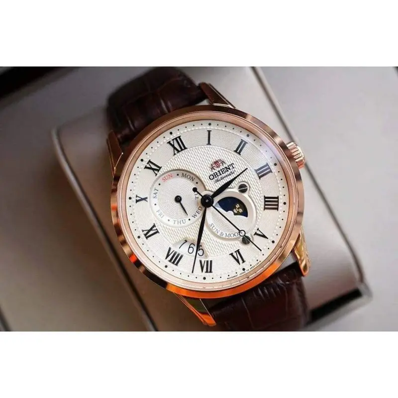 Orient Sak00001y0 Brown Leather Men's Watch 2
