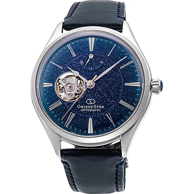 Orient Star Automatic Re-At0205l00b Blue Leather Men Watch 1