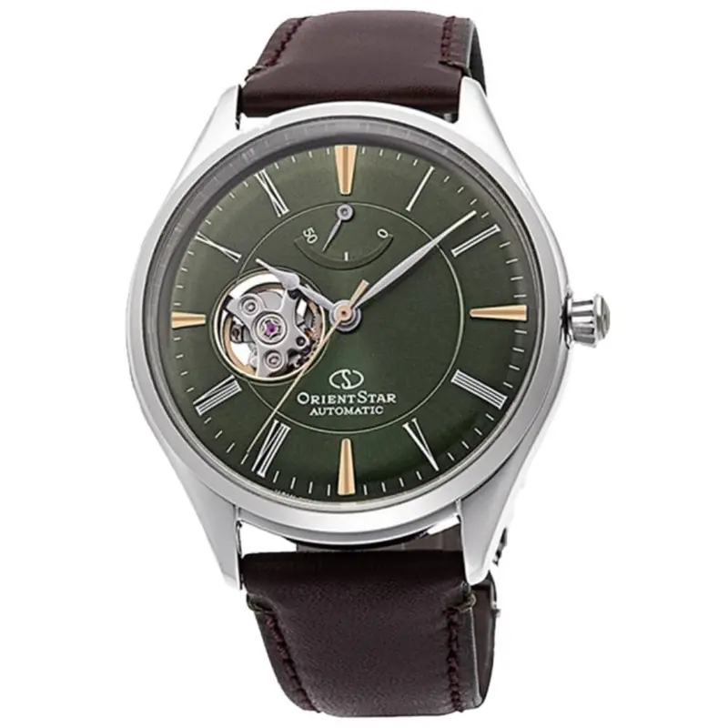 Orient Star Re-At0202e00b Brown Leather Men Watch 1