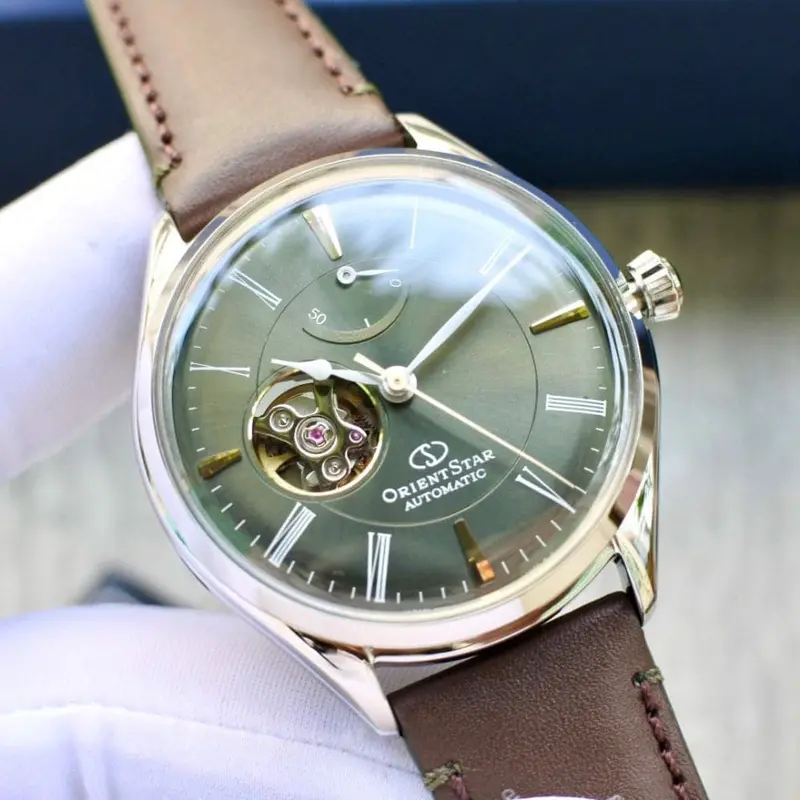 Orient Star Re-At0202e00b Brown Leather Men Watch 2