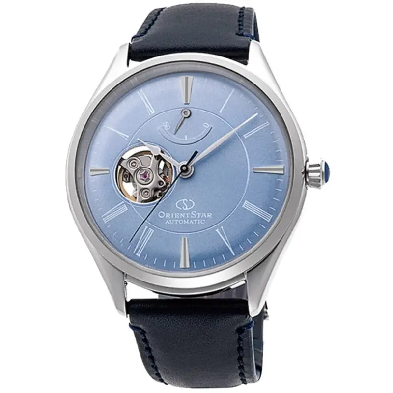Orient Star Re-At0203l00b Blue Leather Men Watch 1