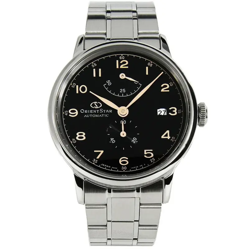 Orient Star Re-Aw0001b00b Black Dial Stainless Steel Men's Watch 1